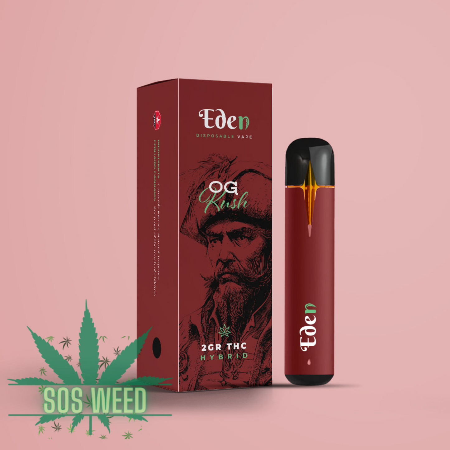 (Hybrid) OG Kush Disposable Vape (2gr)
