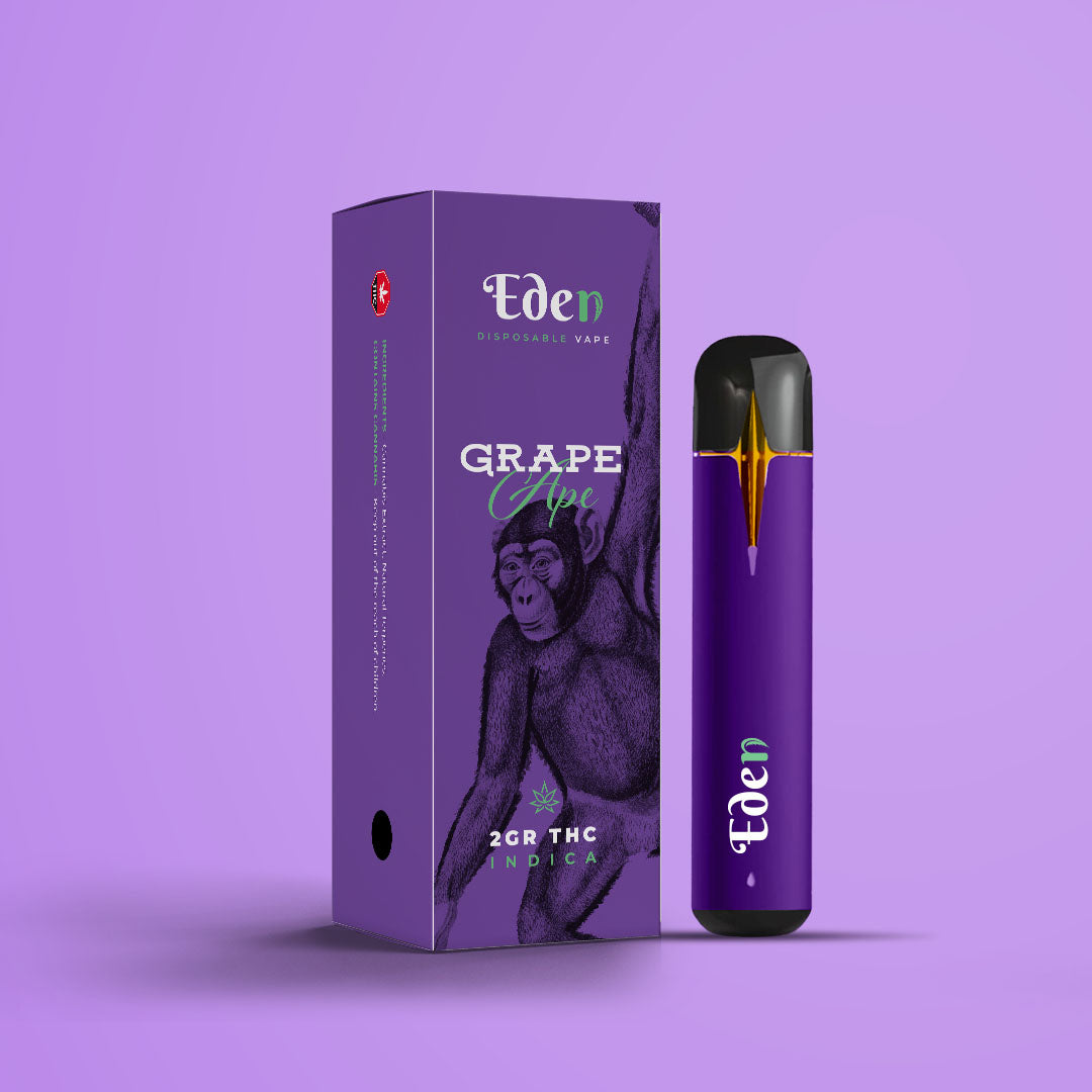 (Indica) Grape Ape Disposable Vape (2gr)
